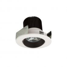 Nora NIOB-2RC40QBW - 2" Iolite LED Round Adjustable Cone Reflector, 10-Degree Optic, 800lm / 12W, 4000K, Black