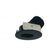 Nora NIOB-2RSL30XBB/10 - 2" Iolite LED Round Adjustable Slot Aperture, 1000lm / 14W, 3000K, Black Slot Aperture / Black