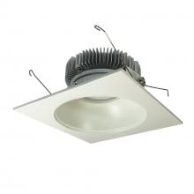 Nora NLCB2-65315CDMPW - 6" Cobalt Dedicated High Lumen Square/Round, 1500lm, Comfort Dim, Matte Powder White Reflector /