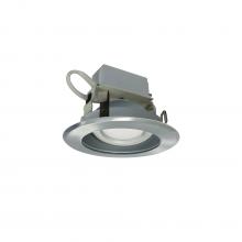 Nora NLCBC-46935XHZN - 4" Cobalt Adjustable LED Retrofit, 1000lm / 12W, 3500K, Haze Reflector / Natural Metal Flange