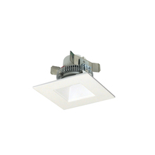 Nora NLCBC2-45630WW/A - 4" Cobalt Click LED Retrofit, Square Reflector, 750lm / 10W, 3000K, White Reflector / White