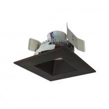 Nora NLCBC2-55630BZBZ/10 - 5" Cobalt Click Square Retrofit Reflector with Square Aperture, 1000lm / 12W, 3000K, Bronze