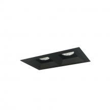 Nora NMIOT-12-B-FF-CDX-10-B - Iolite MLS 2-Head Trim Kit, Black Flange, Comfort Dim, 800lm, Black Fixed Downlt. Trims