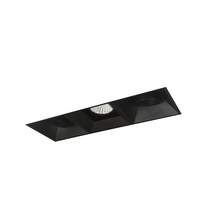 Nora NMIOTL-13-NF-AAF-CDX-10-B - Iolite MLS 3-Head Trimless Reflector Kit, Comfort Dim, 800lm, Black Adj. Snoot/Fixed Downlt. Trims