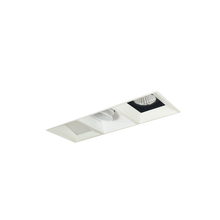 Nora NMIOTL-13-NF-AFW-40X-10-BMPW - Iolite MLS 3-Head Trimless Reflector Kit, 4000K, 1000lm, Black/MPW Adj. Snoot/Fixed Downlt./Wall