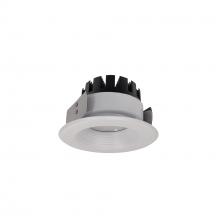 Nora NRM3-42L227NWW - 4" Marquise III Round Baffle, 1500lm, 2700K, Narrow Flood Optic, White Baffle/White Flange