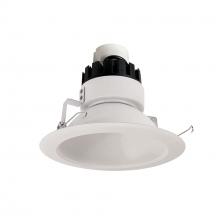 Nora NRMC3-61L135NWW - 6" Marquise III Retrofit, White Reflector/White Flange, 120-277V; 0-10V Dimming, 1300lm / 12W,