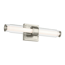 Kichler 55237NILED - Laurene 18.5" Linear Bath Bar Small LED with Clear Glass in Brushed Nickel