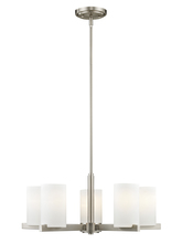 Livex Lighting 1325-91 - 5 Light Brushed Nickel Chandelier