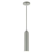 Livex Lighting 46751-90 - 1 Lt Shiny Light Gray Pendant