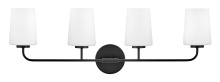 Lark 853454BK - Large Four Light Vanity