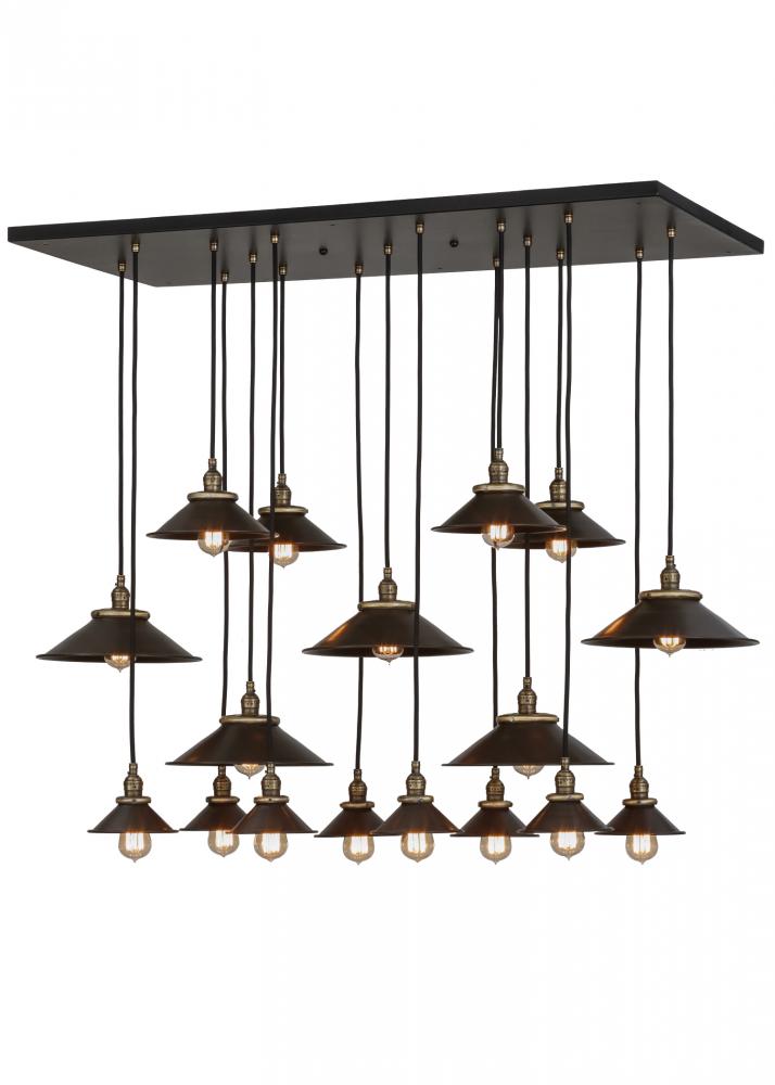 54"L Revival Chic 17 LT Cascading Pendant