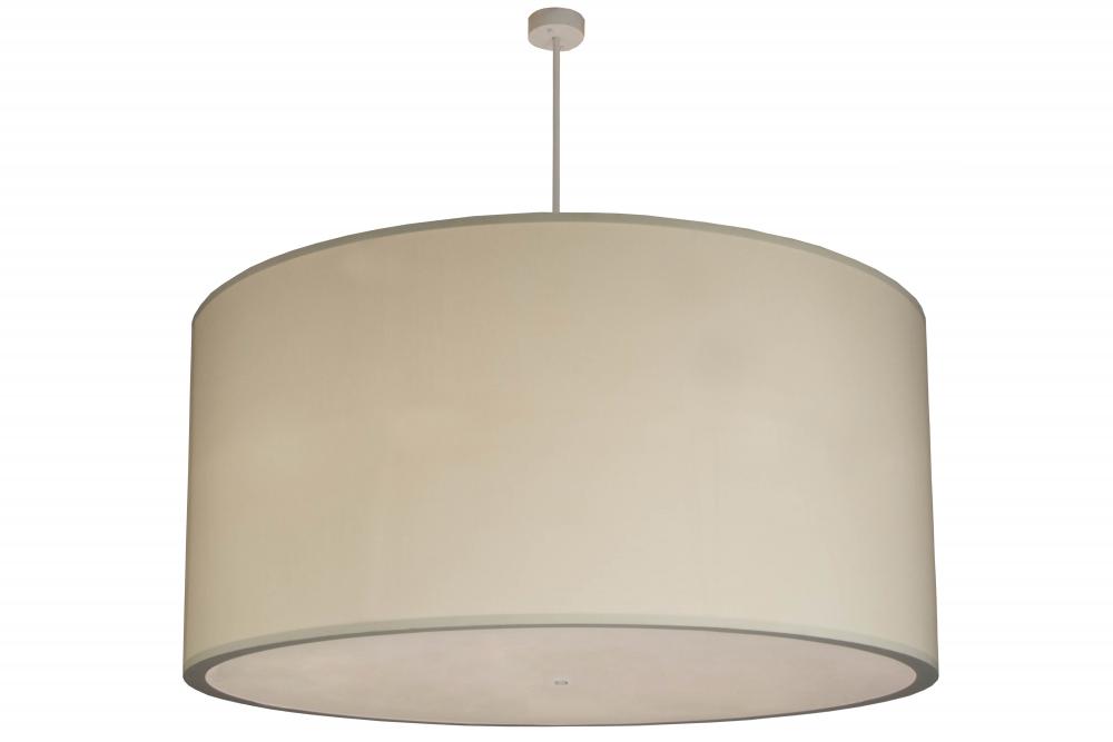 72"W Cilindro White Textrene Pendant