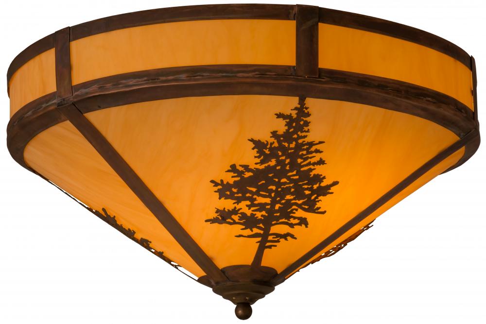 20"W Tamarack Flushmount