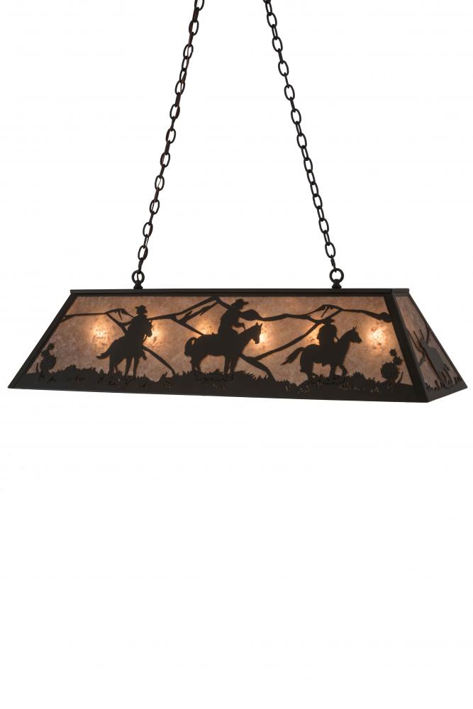 48" Long Rustlers Oblong Pendant