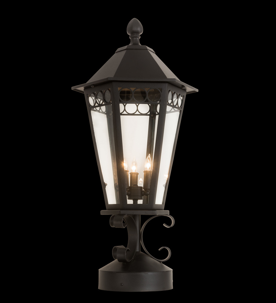 14" Wide Yorkshire Lantern Post Mount