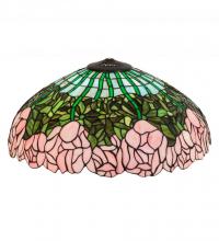 Meyda Blue 10337 - 22" Wide Tiffany Cabbage Rose Shade