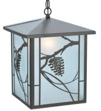 Meyda Blue 109339 - 12"Sq Whispering Pines Lantern Pendant