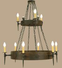 Meyda Blue 112813 - 47" Wide Warwick 12 Light Two Tier Chandelier