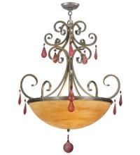 Meyda Blue 117740 - 28"W Jeri Inverted Pendant