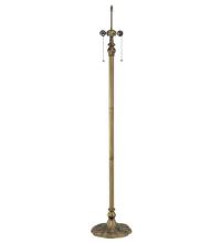 Meyda Blue 118696 - 61" High Antique Brass 2 Light Floor Base