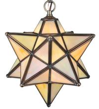 Meyda Blue 12123 - 9" Wide Moravian Star Mini Pendant