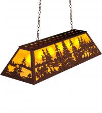 Meyda Blue 121583 - 48" Long Tall Pines Oblong Pendant