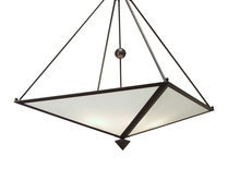 Meyda Blue 124062 - 38" Square Veta Inverted Pendant