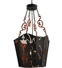 Meyda Blue 136464 - 23"Sq Panier Wasre Pendant