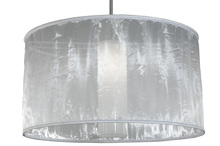 Meyda Blue 137309 - 36" Wide Cilindro Sheer Pendant