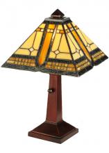 Meyda Blue 142879 - 16"H Sierra Prairie Mission Accent Lamp