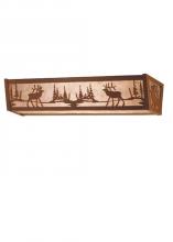 Meyda Blue 14405 - 24"W Elk at Lake Vanity Light