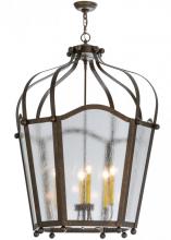 Meyda Blue 151061 - 32"W Citadel 6 Light Pendant