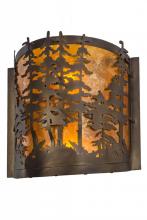 Meyda Blue 153975 - 12"W Tall Pines Wall Sconce