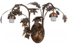 Meyda Blue 157209 - 20"W Oak Leaf & Acorn 2 LT Wall Sconce Hardware