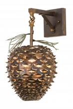 Meyda Blue 176185 - 11"W Stoneycreek Pinecone Hanging Wall Sconce