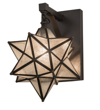 Meyda Blue 192944 - 9" Wide Moravian Star Hanging Wall Sconce