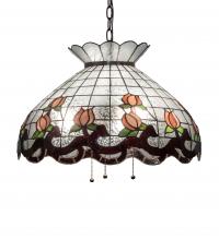 Meyda Blue 232769 - 20" Wide Roseborder Pendant