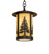 Meyda Blue 233625 - 10" Wide Fulton Tall Pines Mini Pendant