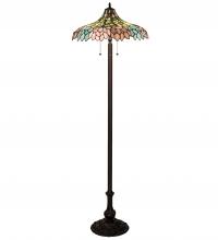 Meyda Blue 242789 - 60" High Wisteria Floor Lamp