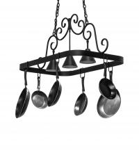 Meyda Blue 247727 - 46" Long Elana 3 Light Pot Rack