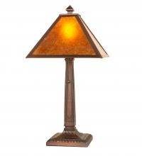 Meyda Blue 248804 - 22" High Mission Prime Table Lamp