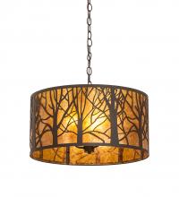 Meyda Blue 251387 - 20" Wide Winter Maple Pendant