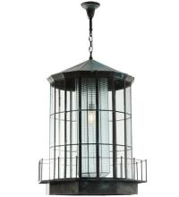 Meyda Blue 66801 - 28.5"W Lighthouse Lantern Pendant