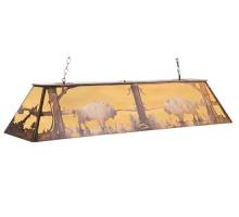 Meyda Blue 67749 - 61"L Buffalo Oblong Pendant