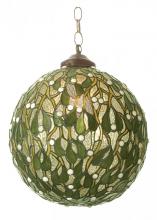 Meyda Blue 81735 - 12" Wide Mistletoe Ball Pendant