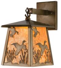 Meyda Blue 82652 - 7" Wide Ducks in Flight Hanging Wall Sconce