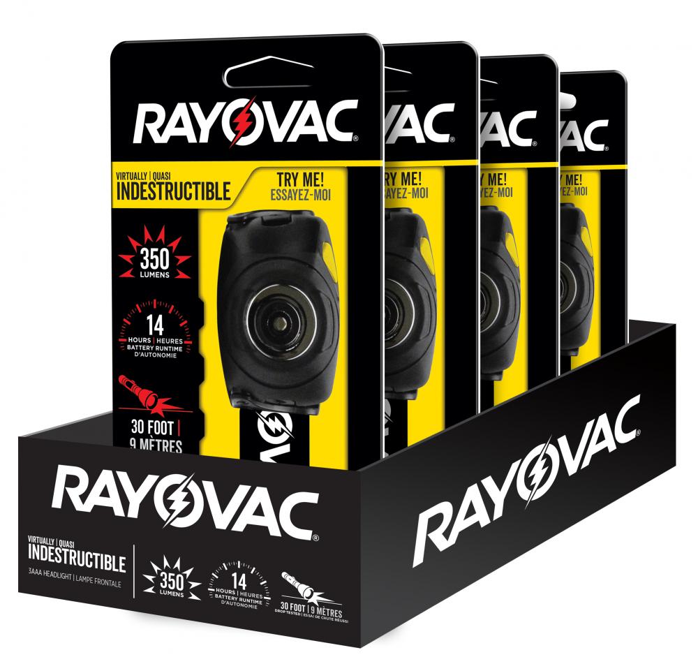 Rayovac 3AAA LED Virtually Indestructible HD Headlight