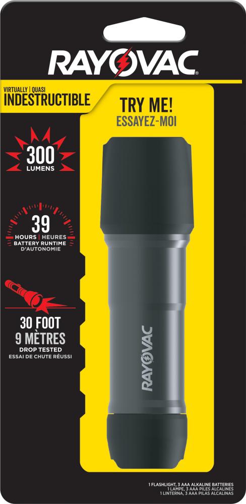 Rayovac ROV V.I. Metal LED Tactical Flashlight