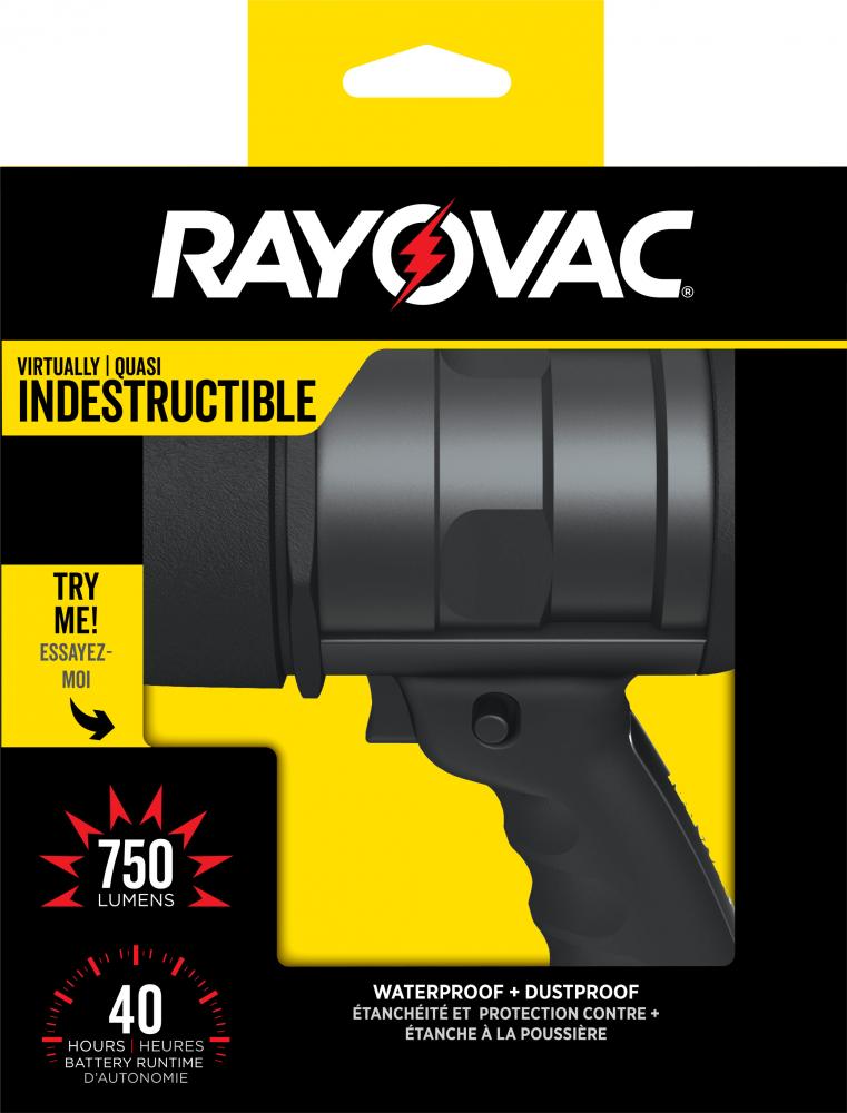 Rayovac Virtually Indestructible 6AA LED Spotlight